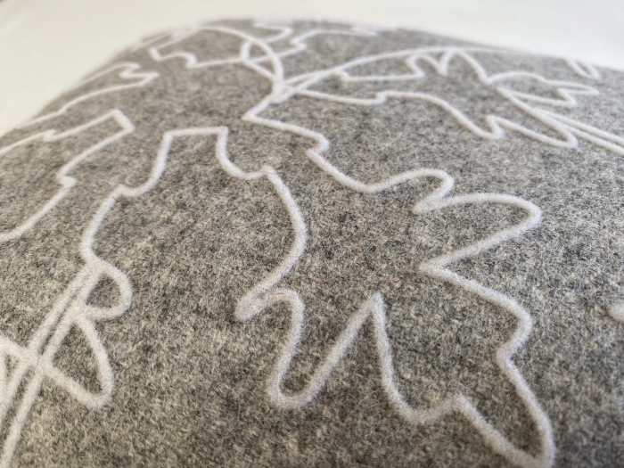 Snowflake Cushion Cover  Only  Oblong 14" x 12" - Image 3